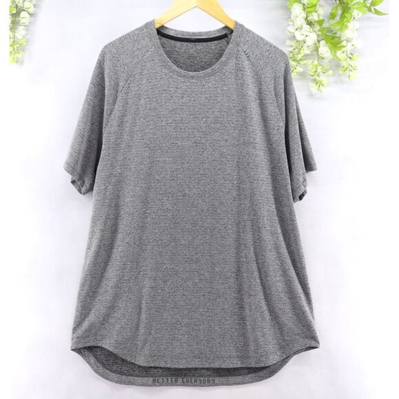 Lululemon Other - Lululemon Men's Drysense Short Sleeve Heathered Gray T-Shirt Sz L Tall